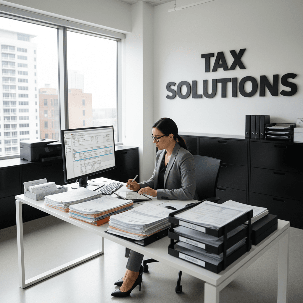 Tax return filing process